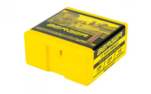 Berger Bullets VLD Target, .224 Diameter, 22 Caliber, 80 Grain, Boat Tail Hollow Point, 100 Count 22422