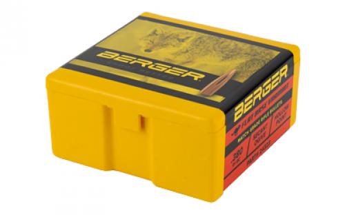 Berger Bullets FB Varmint. 243 Diameter, 6MM/243 Winchester, 88 Grain, High BC, Flat Base Hollow Point, 100 Count 24323