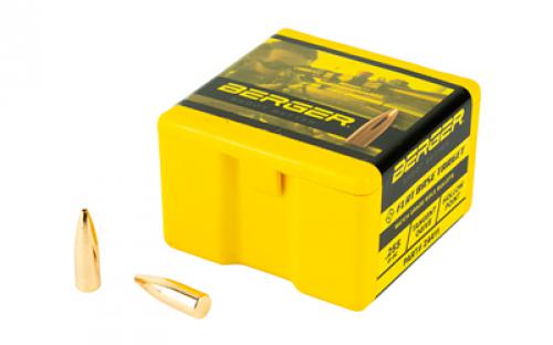 Berger Bullets FB Target, .243 Diameter, 6MM/243 Winchester, 68 Grain. Flat Base Hollow Point, 100 Count 24411