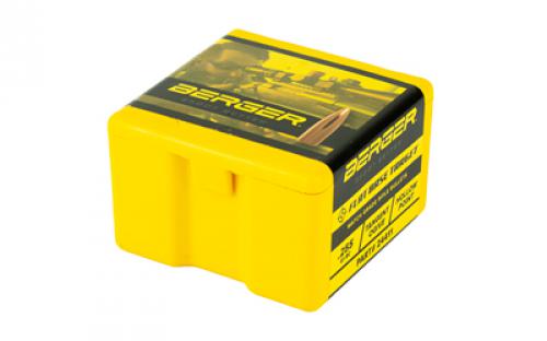 Berger Bullets FB Target, .243 Diameter, 6MM/243 Winchester, 68 Grain. Flat Base Hollow Point, 100 Count 24411
