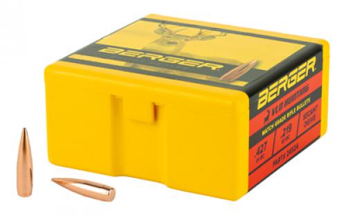Berger Bullets VLD Hunting, .243 Diameter, 6MM/243 Winchester, 87 Grain, Boat Tail Hollow Point, 100 Count 24524