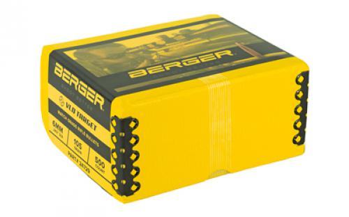 Berger Bullets VLD Target, .243 Diameter, 6MM/243 Winchester, 105 Grain, Boat Tail Hollow Point, 500 Count 24729