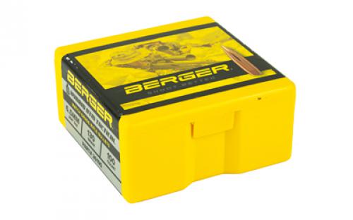 Berger Bullets AR Hybrid OTM Tactical, .264 Diameter, 6.5MM, 130 Grain, Open Tip Match, 100 Count 26195