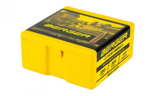 Berger Bullets VLD Target, .264 Diameter, 6.5MM, 140 Grain, Boat Tail Hollow Point, 100 Count 26401