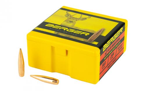 Berger Bullets VLD Hunting, .264 Diameter, 6.5MM, 130 Grain, Boat Tail Hollow Point, 100 Count 26503