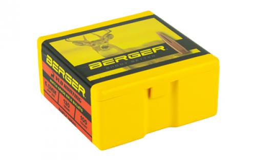 Berger Bullets VLD Hunting, .264 Diameter, 6.5MM, 130 Grain, Boat Tail Hollow Point, 100 Count 26503