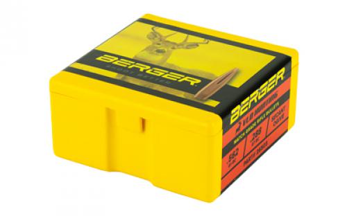 Berger Bullets VLD Hunting, .264 Diameter, 6.5MM, 130 Grain, Boat Tail Hollow Point, 100 Count 26503