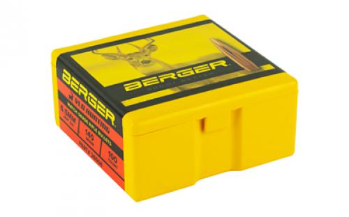 Berger Bullets VLD Hunting, .264 Diameter, 6.5MM, 140 Grain, Boat Tail Hollow Point, 100 Count 26504