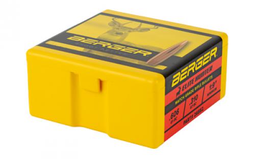 Berger Bullets Elite Hunter,  .264 Diameter, 6.5MM, 140 Grain, Boat Tail Hollow Point, 100 Count 26552