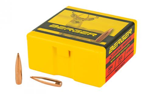 Berger Bullets Classic Hunter, .264 Diameter, 6.5MM, 130 Grain, Boat Tail Hollow Point, 100 Count 26571