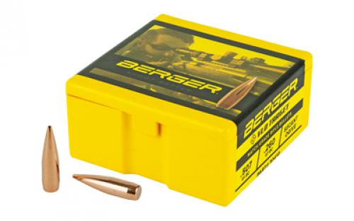 Berger Bullets VLD Target, .308 Diameter, 30 Caliber, 168 Grain, Hollow Point Boat Tail, 100 Count 30410