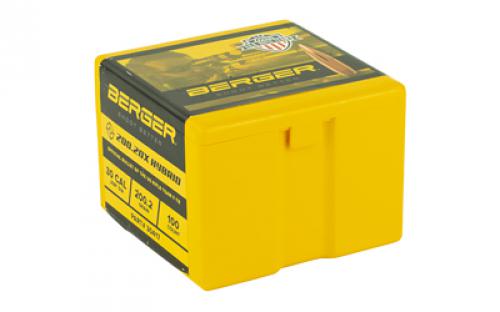 Berger Bullets 200.20x Hybrid Target, .308 Diameter, 30 Caliber, 200.2 Grain, Hollow Point Boat Tail, 100 Count 30417