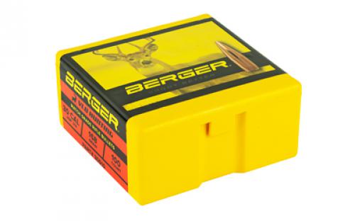 Berger Bullets VLD Hunting, .308 Diameter, 30 Caliber, 168 Grain, Hollow Point Boat Tail, 100 Count 30510
