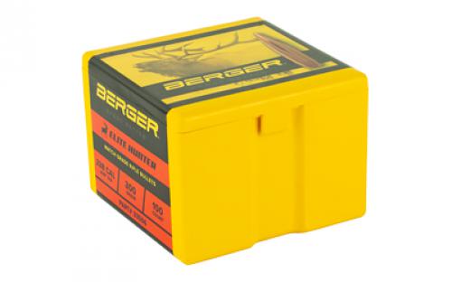 Berger Bullets Elite Hunter, .338 Diameter, 338 Caliber, 300 Grain, Hollow Point Boat Tail, 100 Count 33556