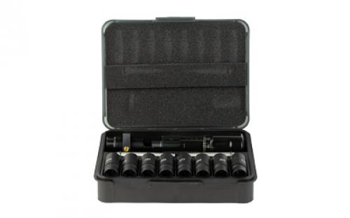 Frankford Arsenal Universal Bullet Seating Die, .224 - .338 Calibers, Built it Micrometer, 9 Bullet Alignment Sleeves , 3 VLD Seating Stems, Storage Case, Black 1116715
