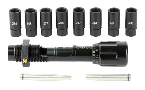 Frankford Arsenal Universal Bullet Seating Die, .224 - .338 Calibers, Built it Micrometer, 9 Bullet Alignment Sleeves , 3 VLD Seating Stems, Storage Case, Black 1116715