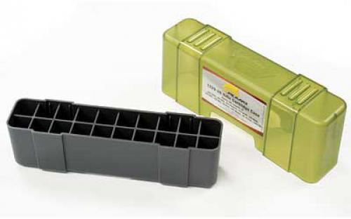 Plano Ammunition Box, Holds 20 Rounds of .220/.243/.257/.270/.300/.308/.444 Rifle Rounds, Charcoal/Green , 6 Pack 122920
