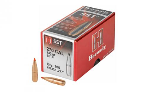 Hornady SST, .277 Diameter. 270 Caliber, 130 Grain, Ballistic Tip, 100 Count 27302