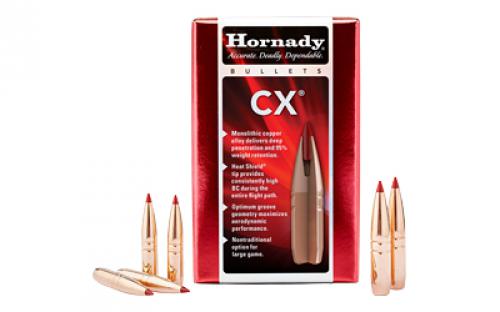 Hornady CX, Copper Alloy, .308/30 Caliber, 190 Grain, 50 Count 30738