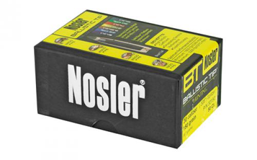 NOSLER Ballistic Tip, .308 Diameter, 30 Caliber, 150 Grain, Spitzer Boat Tail, 50 Count 30150