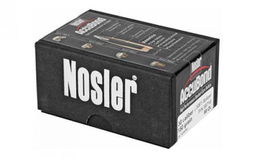 NOSLER AccuBond, .308 Diameter, 30 Caliber, 150 Grain, Spitzer Boat Tail, 50 Count 56719