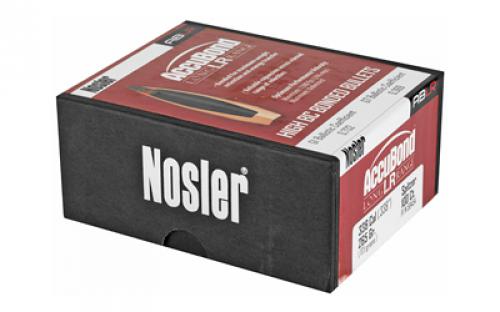 NOSLER AccuBond Long Range, .338 Diameter, 338 Caliber, 265 Grain, Spitzer Boat Tail, 100 Count 58454