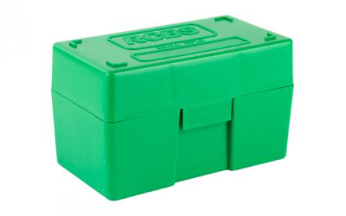 RCBS Small Rifle Ammo Box, For 17 Rem, 204 Ruger, 223 Rem, Green 86901