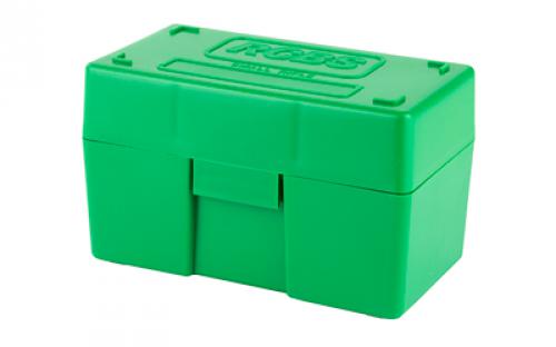 RCBS Small Rifle Ammo Box, For 17 Rem, 204 Ruger, 223 Rem, Green 86901