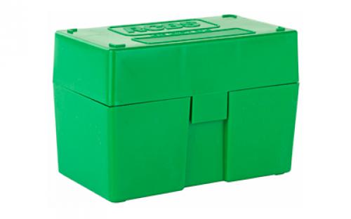 RCBS Large Rifle Ammo Box, For 25-06 & Large Magnum Rifle Calibers, Green 86903