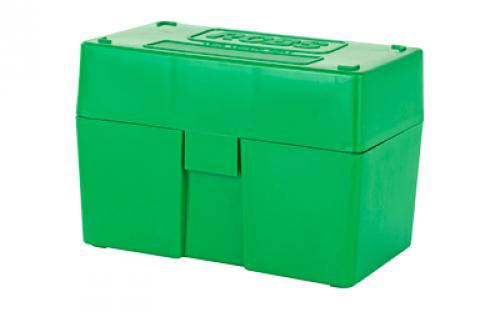 RCBS Large Rifle Ammo Box, For 25-06 & Large Magnum Rifle Calibers, Green 86903