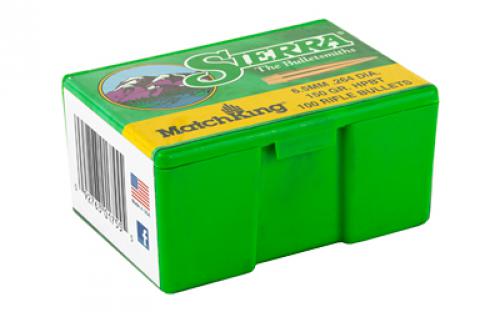 Sierra Bullets MatchKing, .264 Diameter, 6.5MM, 150 Grain, Hollow Point Boat Tail, 100 Count 1755