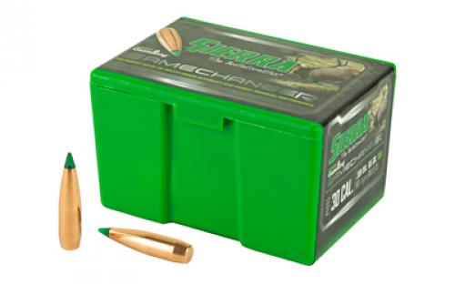 Sierra Bullets Tipped GameKing, .308 Diameter, 30 Caliber, 165 Grain, Ballistic Tip, 100 Count 4665