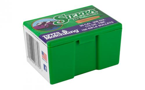 Sierra Bullets Tipped MatchKing, .308 Diameter, 30 Caliber, 175 Grain, Ballistic Tip, 100 Count 7775