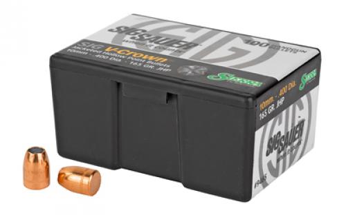 Sierra Bullets V-Crown, .400 Diameter, 10MM, 165 Grain, Jacketed Hollow Point, 100 Count 9465