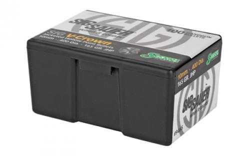 Sierra Bullets V-Crown, .400 Diameter, 10MM, 165 Grain, Jacketed Hollow Point, 100 Count 9465