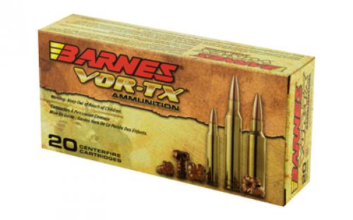 Barnes VOR-TX, 22-250, 50 Grain, Triple Shock X, Lead Free, 20 Round Box, California Certified Nonlead Ammunition 22008