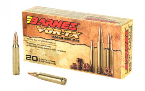 Barnes VOR-TX, 223 Rem, 55 Grain, Triple Shock X, Lead Free, 20 Round Box, California Certified Nonlead Ammunition 21520