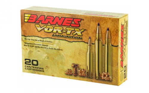 Barnes VOR-TX, 30-06, 168 Grain, Tipped Triple Shock X, Boat Tail, Lead Free, 20 Round Box, California Certified Nonlead Ammunition 21565
