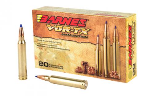 Barnes VOR-TX, 300WIN, 180 Grain, Tipped Triple Shock X, Boat Tail, Lead Free, 20 Round Box, California Certified Nonlead Ammunition 21538