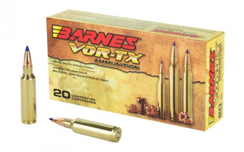 Barnes VOR-TX, 300WSM, 165 Grain, Tipped Triple Shock X, Boat Tail, Lead Free, 20 Round Box, California Certified Nonlead Ammunition 21536