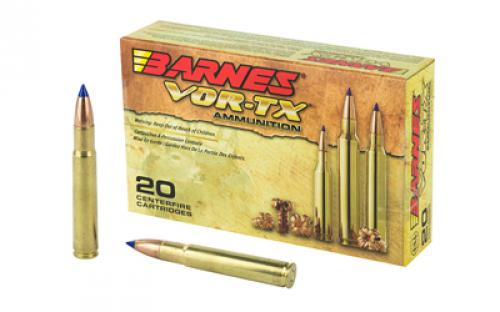 Barnes VOR-TX, 35 Whelen, 180 Grain, Tipped Triple Shock X, Lead Free, 20 Round Box, California Certified Nonlead Ammunition 21581