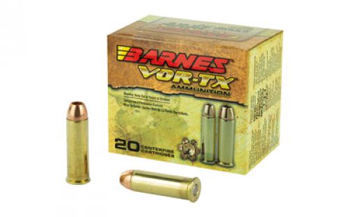 Barnes VOR-TX, 41 Mag, 180 Grain, XPB, Jacketed Hollow Point, Lead Free, 20 Round Box, California Certified Nonlead Ammunition 22037