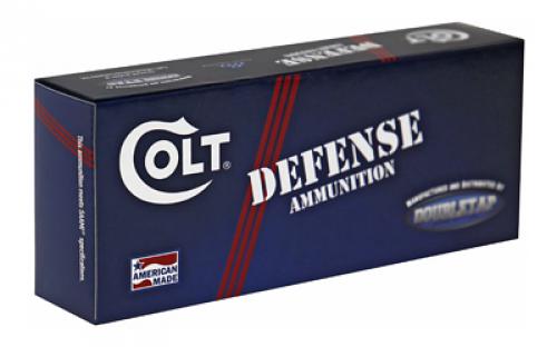 DoubleTap Ammunition Colt Defense, 38 Special+P, 110Gr, Solid Copper Hollow Point, 20 Round Box 38SP110CT