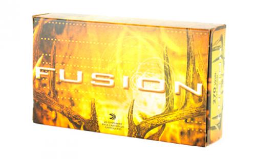 Federal Fusion, 270WIN, 130 Grain, Boat Tail, 20 Round Box F270FS1