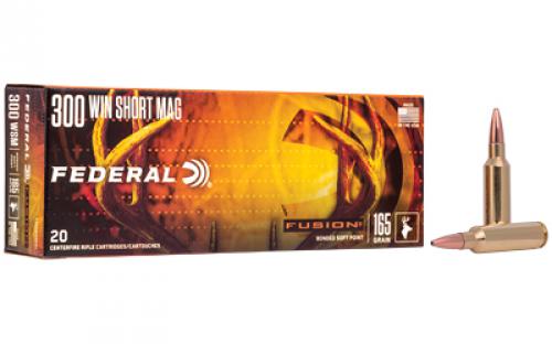 Federal Fusion, 300WSM, 165 Grain, Boat Tail, 20 Round Box F300WSMFS1