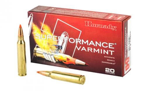 Hornady Superformance, 223REM, 53 Grain, V-Max, 20 Round Box 8025