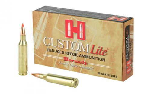 Hornady Custom Lite, 243 Win 87 Grain, SST, Low Recoil, 20 Round Box 80466