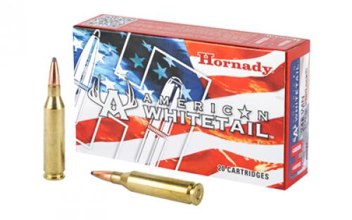 Hornady American Whitetail, 243Win, 100 Grain, Interlock Boat Tail Soft Point, 20 Round Box 8047
