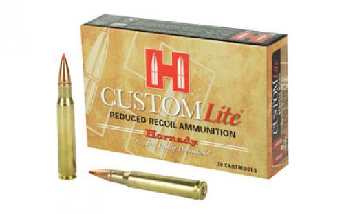 Hornady Custom Lite, 30-06, 125 Grain, SST, Low Recoil, 20 Round Box 81066