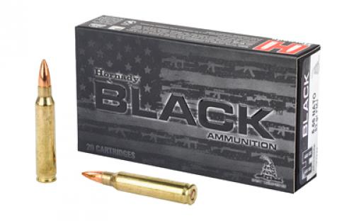 Hornady BLACK, 556NATO, 62 Grain, Full Metal Jacket, 20 Round Box 81263